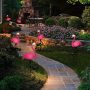 Градинска соларна лампа - фламинго, снимка 4