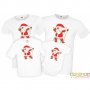 Коледни тениски Dabbing Дядо Коледа, снимка 1 - Тениски - 35071840