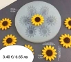 Силиконов молд слънчоглед / хризантема различни видове , снимка 5