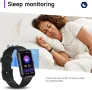 FORHAPAY Фитнес тракер часовник, 1,47" смарт часовник със сърдечен ритъм, монитор за сън, IP68, снимка 5