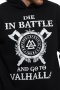 Нов мъжки суичър с трансферен печат Викинги - Die in BATTLE and go to VALHALLA, снимка 6