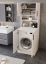 Шкаф за пералня с рафтове , снимка 1
