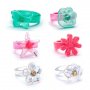 Нежни мида звезда цвете пеперуда лапа силиконов молд форма фондан смола бижута декор, снимка 3