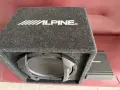 alpine буфер със усилвател, снимка 1