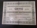 Акция | 100 райх марки | Amperwerke Elektricitäts-Aktiengesellschaft - München | 1934г., снимка 3