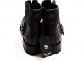 НОВИ и Намалени! G-Star Leon Boots Black Дамски Боти Естествена Кожа + Деним Номер 39, снимка 14