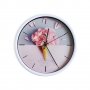 2038 Стенен кръгъл часовник Сладолед от цветя, снимка 2