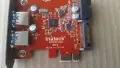 Inateck KT4006 Dual Port USB 3.0 PCI-E Adapter Card, снимка 7