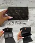 Guess дамско портмоне черно кафяво розово, снимка 4