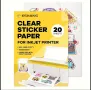 Прозрачна хартия за стикери А4, снимка 1