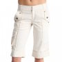 Дамски памучен 3/4 панталон в цвят крем марка Diesel - W29, снимка 1 - Панталони - 42534435