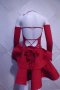 Червена детска рокля за спортни танци, снимка 8