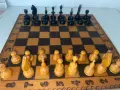 Шах с дървени фигупи, снимка 2