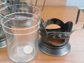 ретро руски стакани подстакани филигран, снимка 3