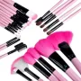 Промоция: Професионале комплект от 24 броя четки за грим в удобна чантичка HZS64, снимка 14