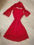 Дамска официална рокля в червен цвят, снимка 13