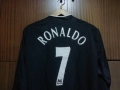 Manchester United Ronaldo Away 2003 2004 2005 Nike Long Sleeve Роналдо Манчестър Юнайтед екип , снимка 3