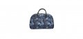 Пътна чанта 12107, Текстил, Сини листа, снимка 3