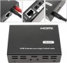 BeMatik HDMI сплитер приемник 8 порта чрез ethernet Cat.5e кабел  с IR (HB005) НОВО, снимка 1 - Суичове - 38389939