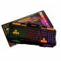 Клавиатура Roxpower GK-8100 LED Геймърска Gaming  черна, SS300645, снимка 1 - Клавиатури и мишки - 38908185