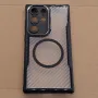 Samsung Galaxy S24 Ultra гръб MagSafe удароустойчив CARBON , снимка 1