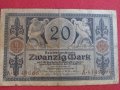Райх банкнота 20 марки 1915г. Германия рядка за колекционери 28277, снимка 6