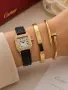 Cartier Дамски Подаръчен Комплект За Жени-Ръчен Часовник Твърда гривна И Гривна Тип Пирон Код SBF11, снимка 7