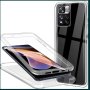 Прозрачен 360 Градуса Кейс за Xiaomi Redmi Note 12 / 11 Pro / 10 / 9S, снимка 2