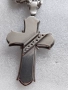 Сребърен кръст със сребърен ланец, ръчна авторска работа-сребро 925/4 евро за грам/, снимка 15