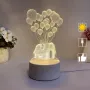Холограмна 3D LED лампа - Балонна къща, снимка 7