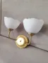 Продавам двоен Месингов аплик за стена, снимка 2