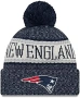 new era new england patriots - страхотна зимна шапка КАТО НОВА 100% оригинал универсален размер, снимка 1
