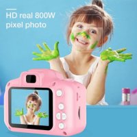 Детски електронен фотоапарат. Цвят: Син или Розов, снимка 6 - Детски - 44507881