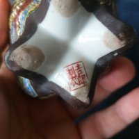Китайски порцеланов цензер антикварен , китайско кандило, снимка 5 - Антикварни и старинни предмети - 31341002