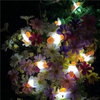 Соларни лампички за градината, снимка 3 - Лед осветление - 25751896