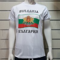 Нова национална мъжка тениска с трансферен печат България - знаме и герб, снимка 16 - Тениски - 28079899