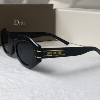 Dior 2023 дамски слънчеви 2 цвята черни прозрачни , снимка 8 - Слънчеви и диоптрични очила - 40474436