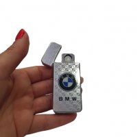 Запалка USB, BMW, Метална, Сребриста, снимка 2 - Запалки - 37299127