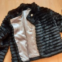 Черно палто George, 146 см., снимка 4 - Детски якета и елеци - 30211726