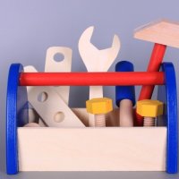 Детски дървен комплект с инструменти , снимка 1 - Играчки за стая - 42089663