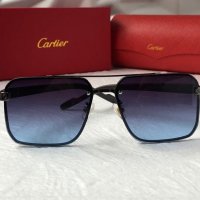 Cartier висок клас мъжки слънчеви очила с дървени дръжки, снимка 4 - Слънчеви и диоптрични очила - 42765597