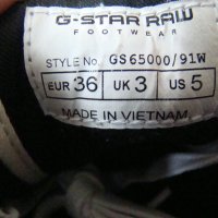 G Star Raw 3301 оригинал Разпродажба ... намалени на 45,00 лв 36 номер, снимка 7 - Кецове - 29118403