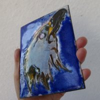орел емайл пано метал картина птица, снимка 4 - Антикварни и старинни предмети - 29299715