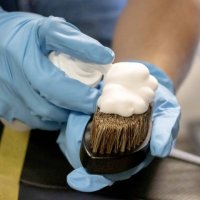 Koch Chemie Leather Brush – Професионална четка за почистване на кожа и алкантара, снимка 3 - Аксесоари и консумативи - 38928142