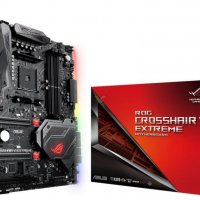 Gaming Дънна платка ASUS ROG CROSSHAIR VI Extrreme AM4 AURA RGB Нова , снимка 1 - Дънни платки - 32057470