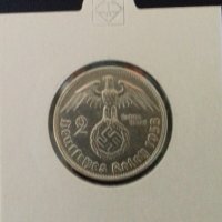 Монета Трети Райх 2 Reichsmark 1938 г. Сребро, снимка 1 - Нумизматика и бонистика - 31394854
