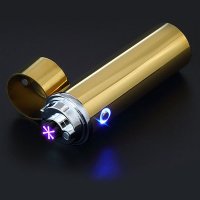 Уникална ветроустойчива електронна запалка на ток за пури лула подарък, снимка 5 - Запалки - 29104581