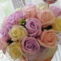 Луксозна кутия със сапунени рози, снимка 6 - Подаръци за жени - 38515639