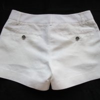 Къси панталонки John Richmond лен памук бяло, снимка 2 - Къси панталони и бермуди - 34442194
