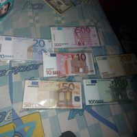 Фалшиви пари долари и евро и турски лири, снимка 1 - Колекции - 44779892